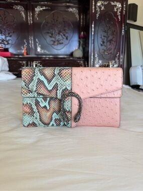 Gucci Dionysus Medium Ostrich & Python Bag - Extremely Rare